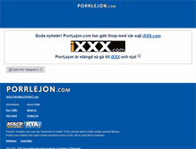 Tablet Screenshot of porrlejon.com